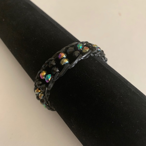 Bracelet w/glass beads - Picture 2 of 3